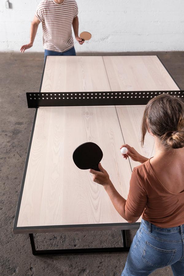 solid wood ping pong table